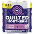 [Amazon] Quilted Northern 메가 토일렛 페이퍼 6 메가롤 (= 24 레귤러롤)  $5.59