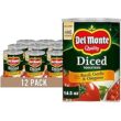[Amazon] Del Monte Canned Diced Tomatoes, 14.5 Ounce (Pack of 12) $10.46