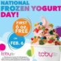 FREE 6 oz Cup of Froyo at TCBY (2/9)