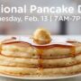 FREE Short Stack at IHOP on February 13th
