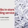 FREE 5lbs In-Store Shredding Service at Office Depot