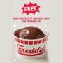 FREE Mini Chocolate Custard Dish at Freddy’s for Rewards Members (5/1/24-5/31/24)