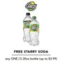 Starry 소다 20oz 병 무료!