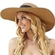 [Amazon]  UPF 50+ UV Sun Protection 챙 넓은 여성  모자 8.49